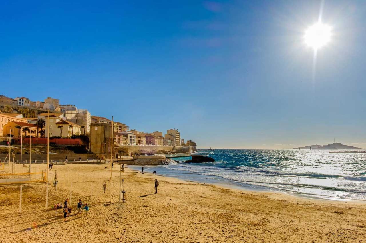 T1 Moderne Plage Des Catalans Marseille Eksteriør billede